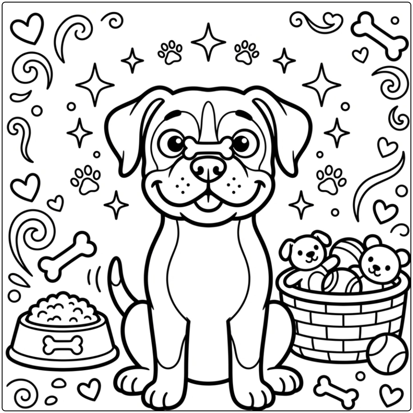 40 Boxer Dog Coloring Pages: Printable PDFs To Print