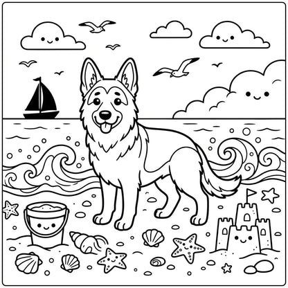 40 German Shepherd Coloring Pages: Printable PDFs To Print