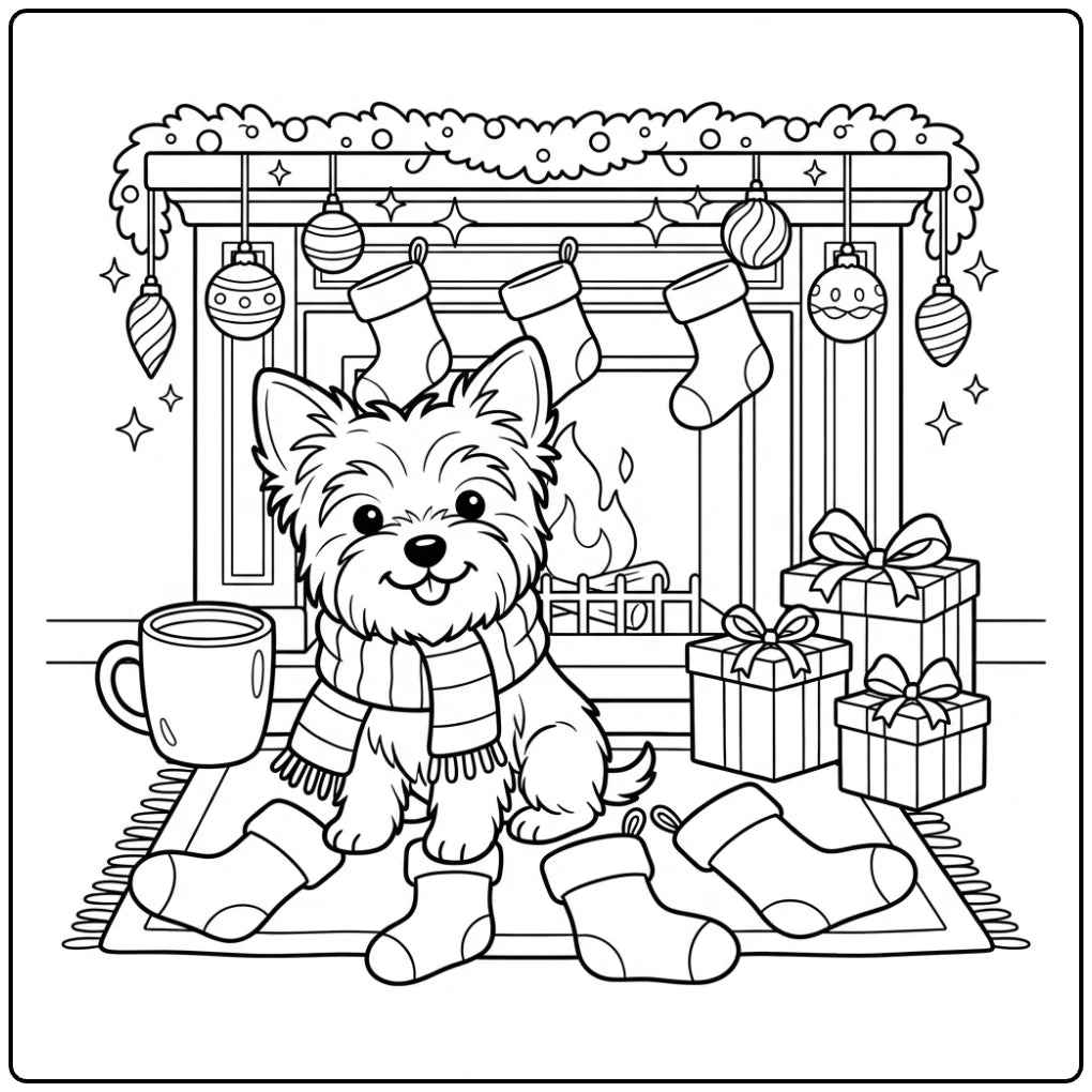 40 Yorkie Coloring Pages: Printable PDFs To Print