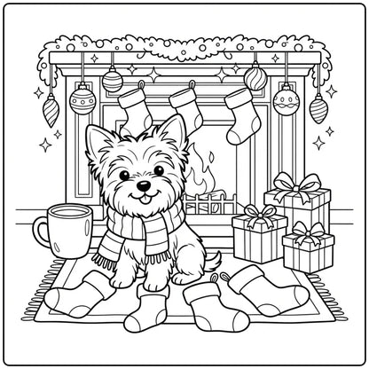 40 Yorkie Coloring Pages: Printable PDFs To Print
