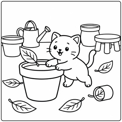 90 Kitten Coloring Pages: Printable PDF Downloads