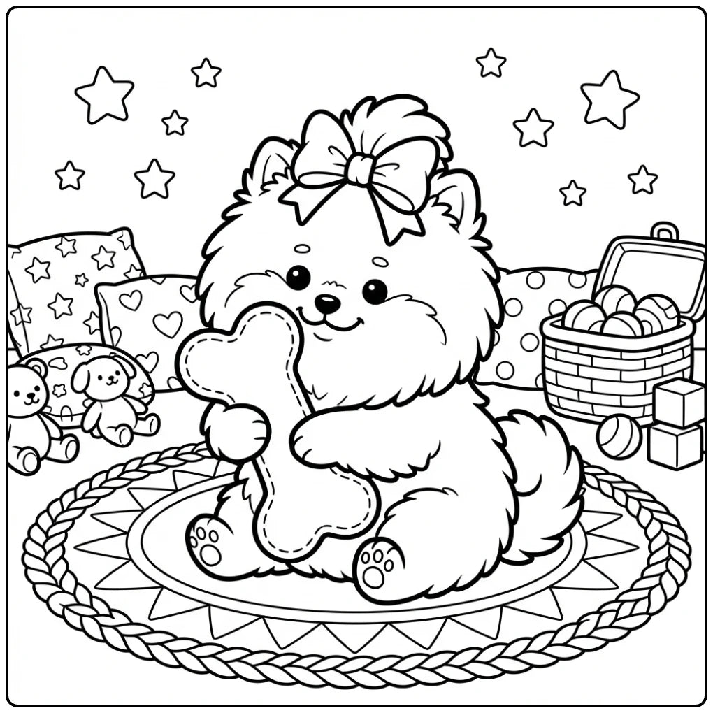 40 Pomeranian Coloring Pages: Printable PDFs To Print