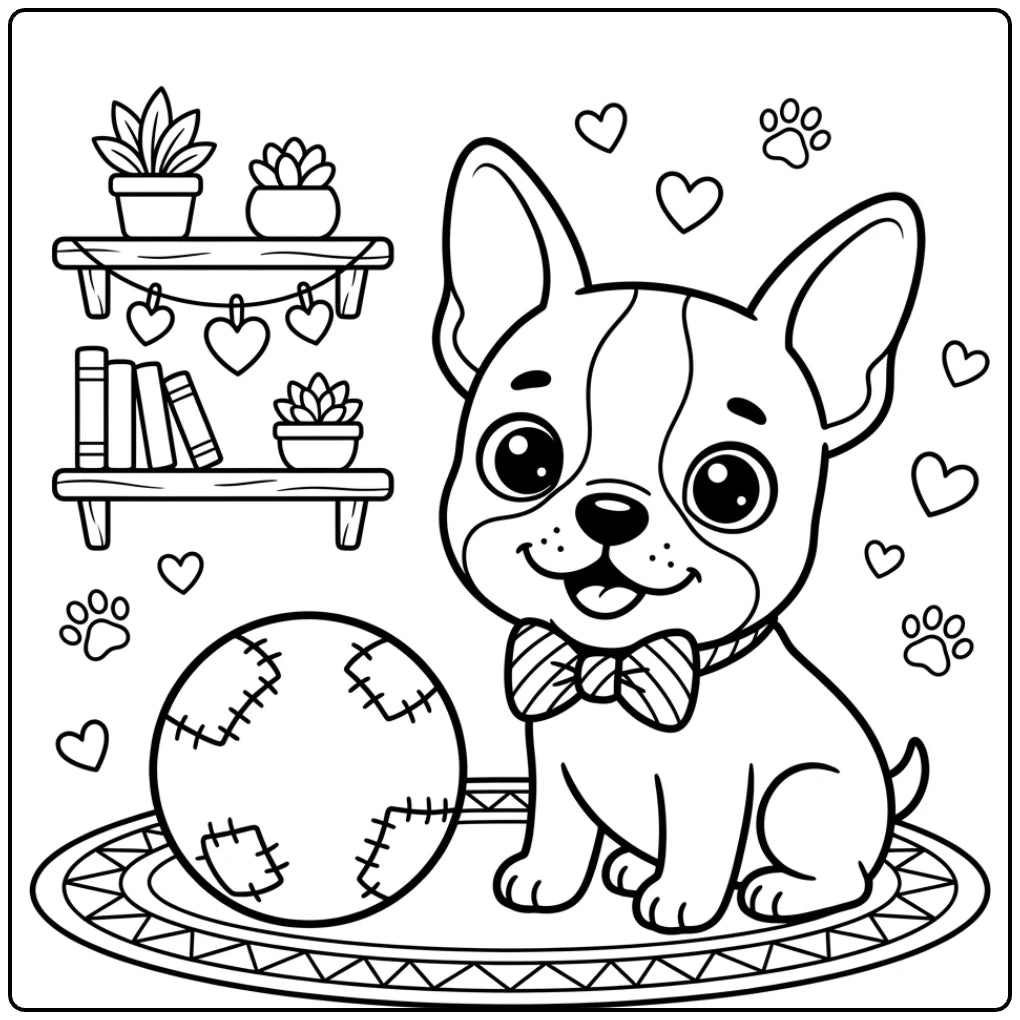 40 Boston Terrier Coloring Pages:  Printable PDFs To Print