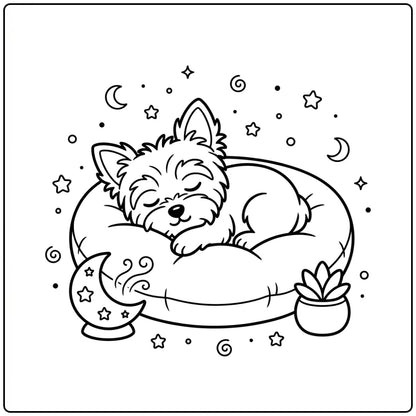 40 Yorkie Coloring Pages: Printable PDFs To Print