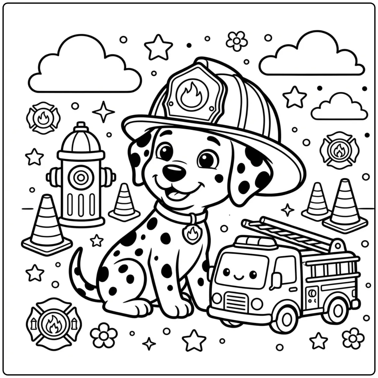40 Dalmatian Coloring Pages: Printable PDFs To Print