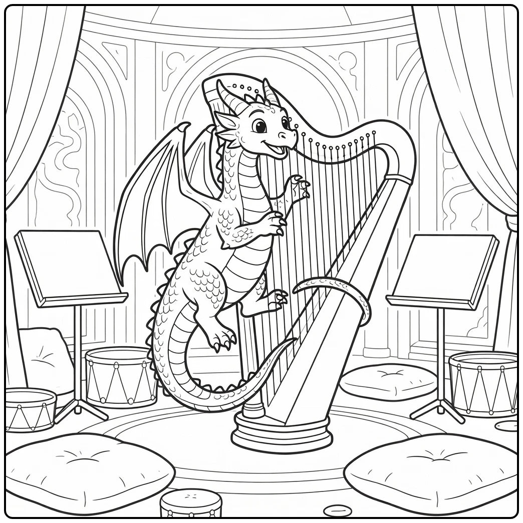 130+ Dragon Coloring Pages