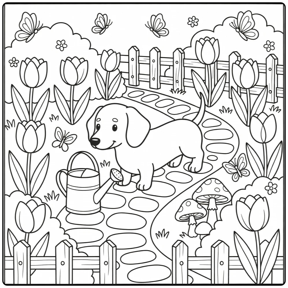 39 Dog Coloring Pages for Adults: Printable PDFs To Print