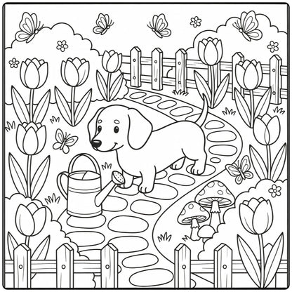 39 Dog Coloring Pages for Adults: Printable PDFs To Print