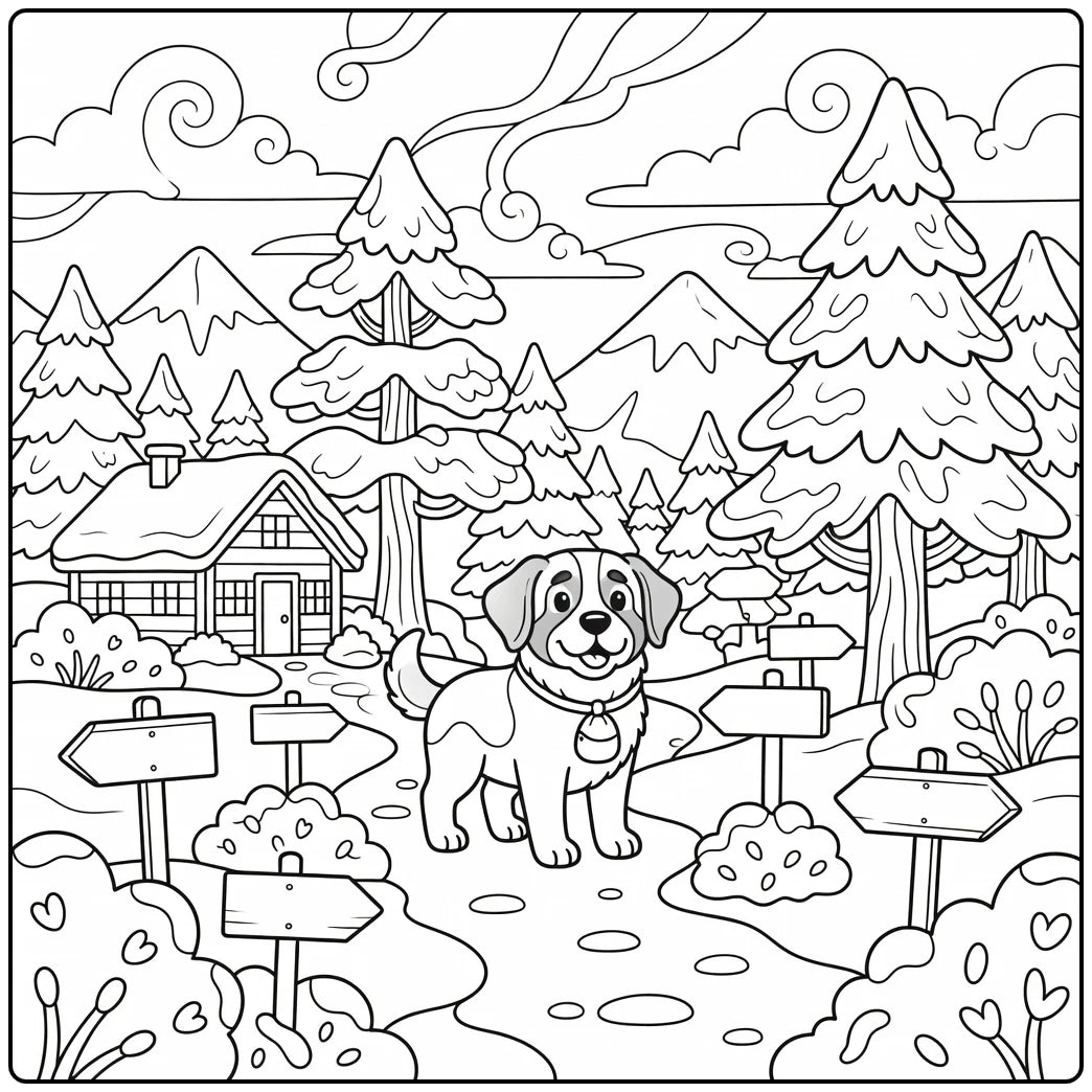 39 Dog Coloring Pages for Adults: Printable PDFs To Print