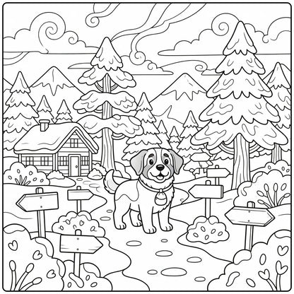 39 Dog Coloring Pages for Adults: Printable PDFs To Print