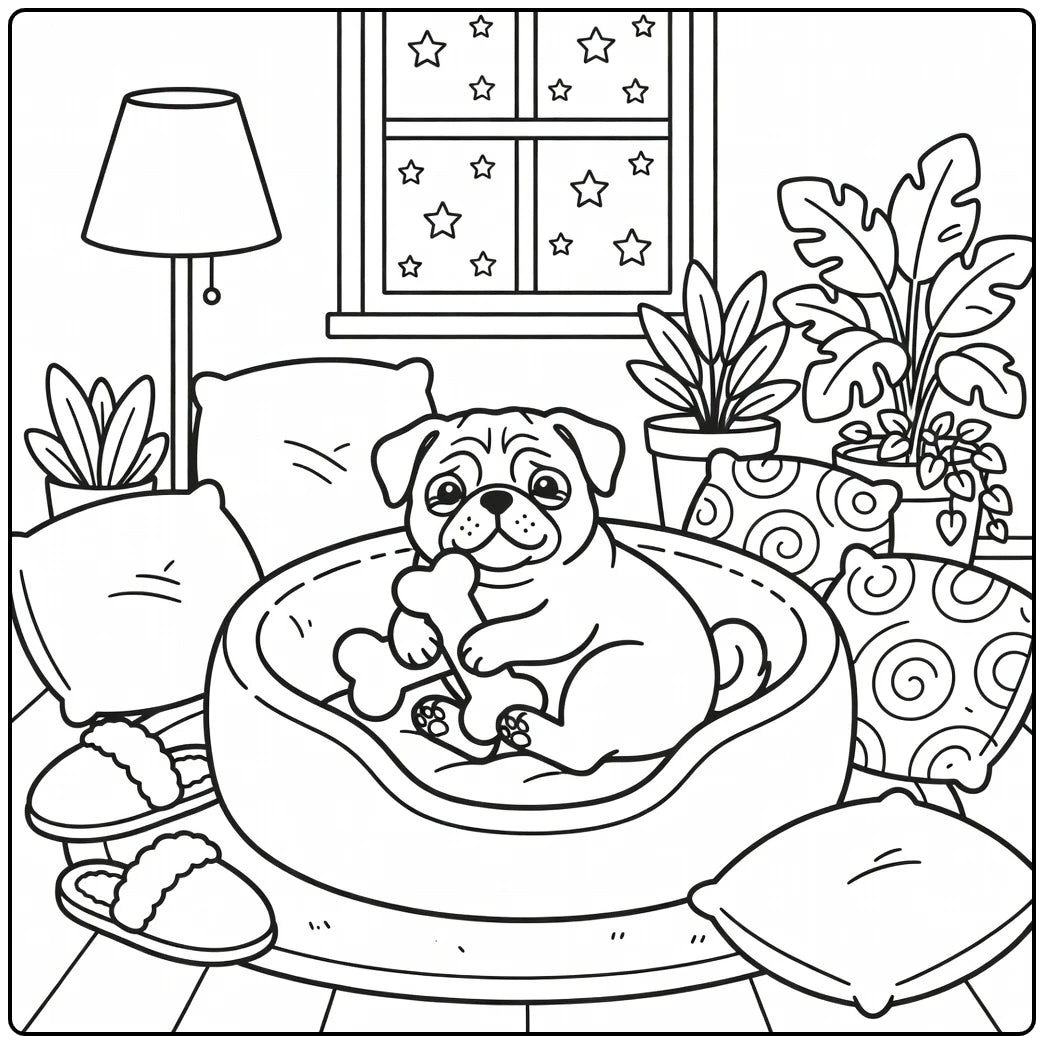 39 Dog Coloring Pages for Adults: Printable PDFs To Print