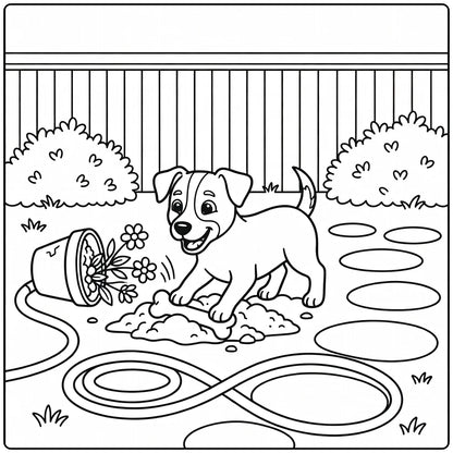 39 Dog Coloring Pages for Adults: Printable PDFs To Print