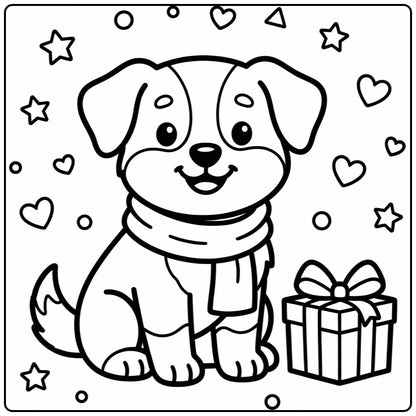 30 Dog Coloring Pages for Preschoolers : Printable PDFs To Print