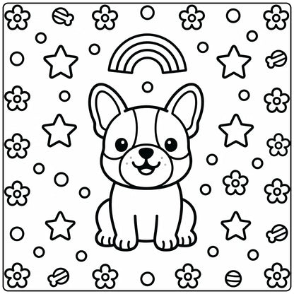 30 Dog Coloring Pages for Preschoolers : Printable PDFs To Print