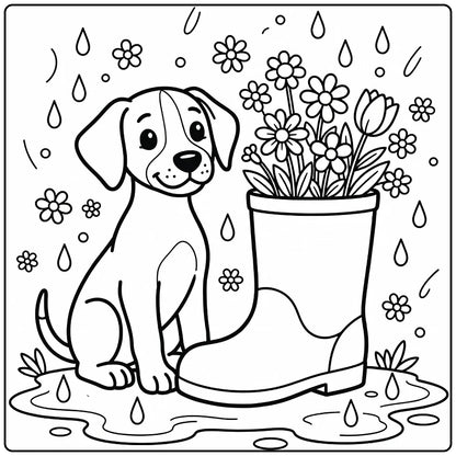 30 Dog Coloring Pages for Kids: Printable PDFs To Print