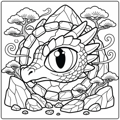 10+ Dragon Head Coloring Pages