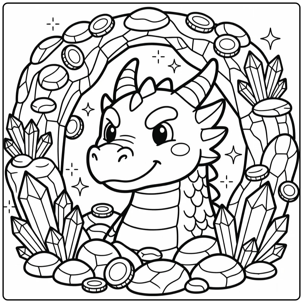10+ Dragon Head Coloring Pages