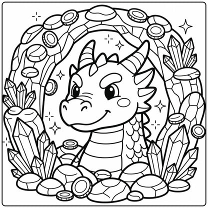 10+ Dragon Head Coloring Pages