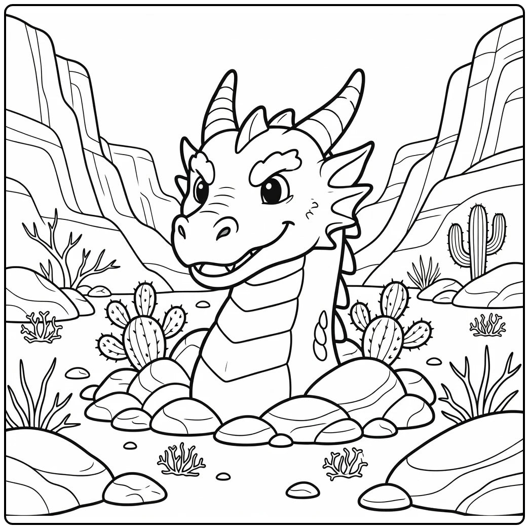 10+ Dragon Head Coloring Pages