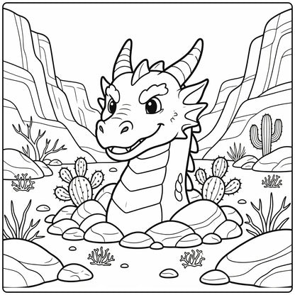 10+ Dragon Head Coloring Pages