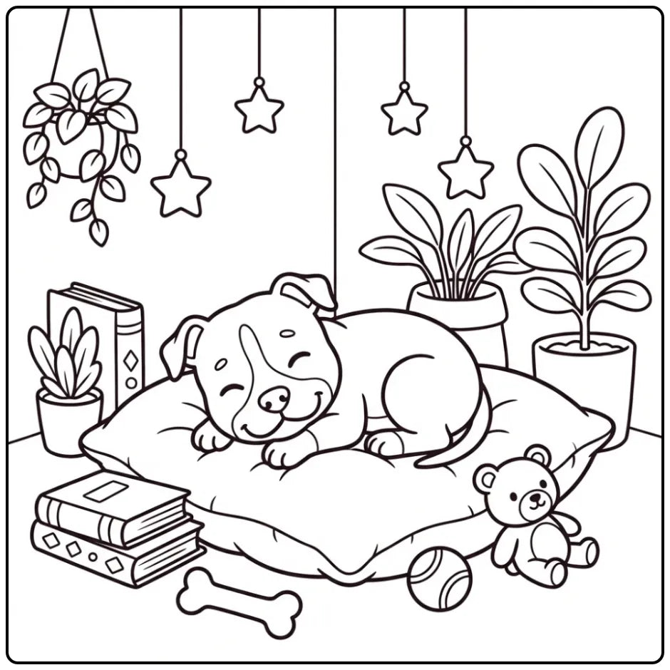 40 Pitbull Coloring Pages: Printable PDFs To Print