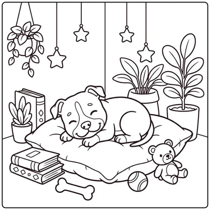 40 Pitbull Coloring Pages: Printable PDFs To Print