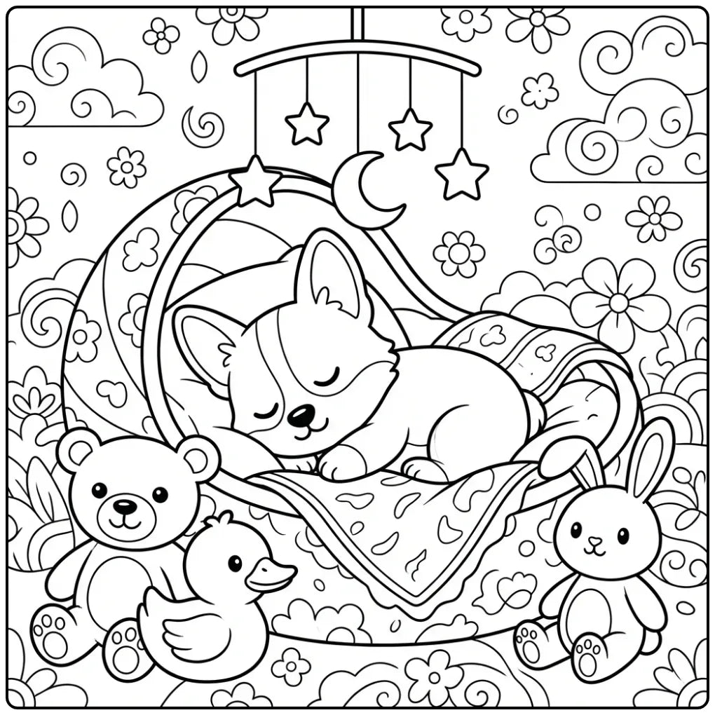 50 Corgi Coloring Pages: Printable PDFs To Print