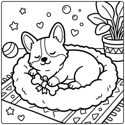 50 Corgi Coloring Pages: Printable PDFs To Print