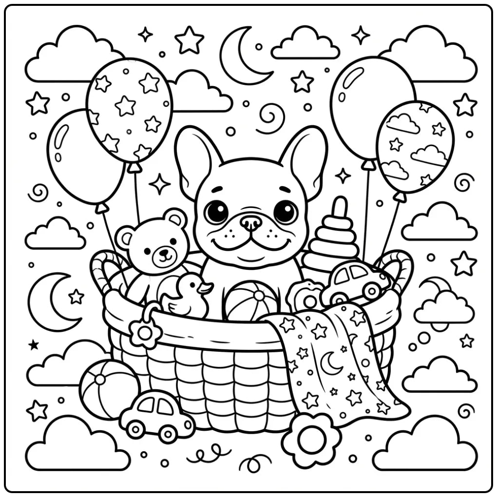 40 French Bulldog Coloring Pages: Printable PDFs To Print