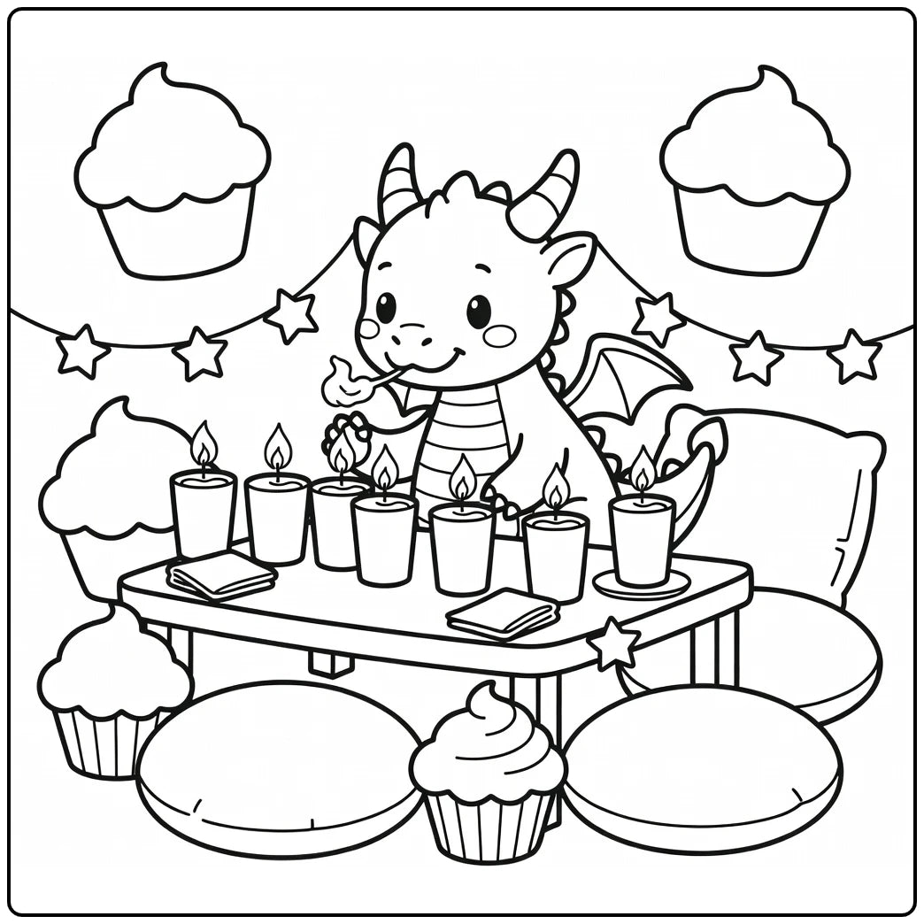 30+ Fire Dragon Coloring Pages