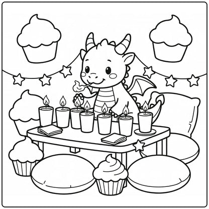 30+ Fire Dragon Coloring Pages