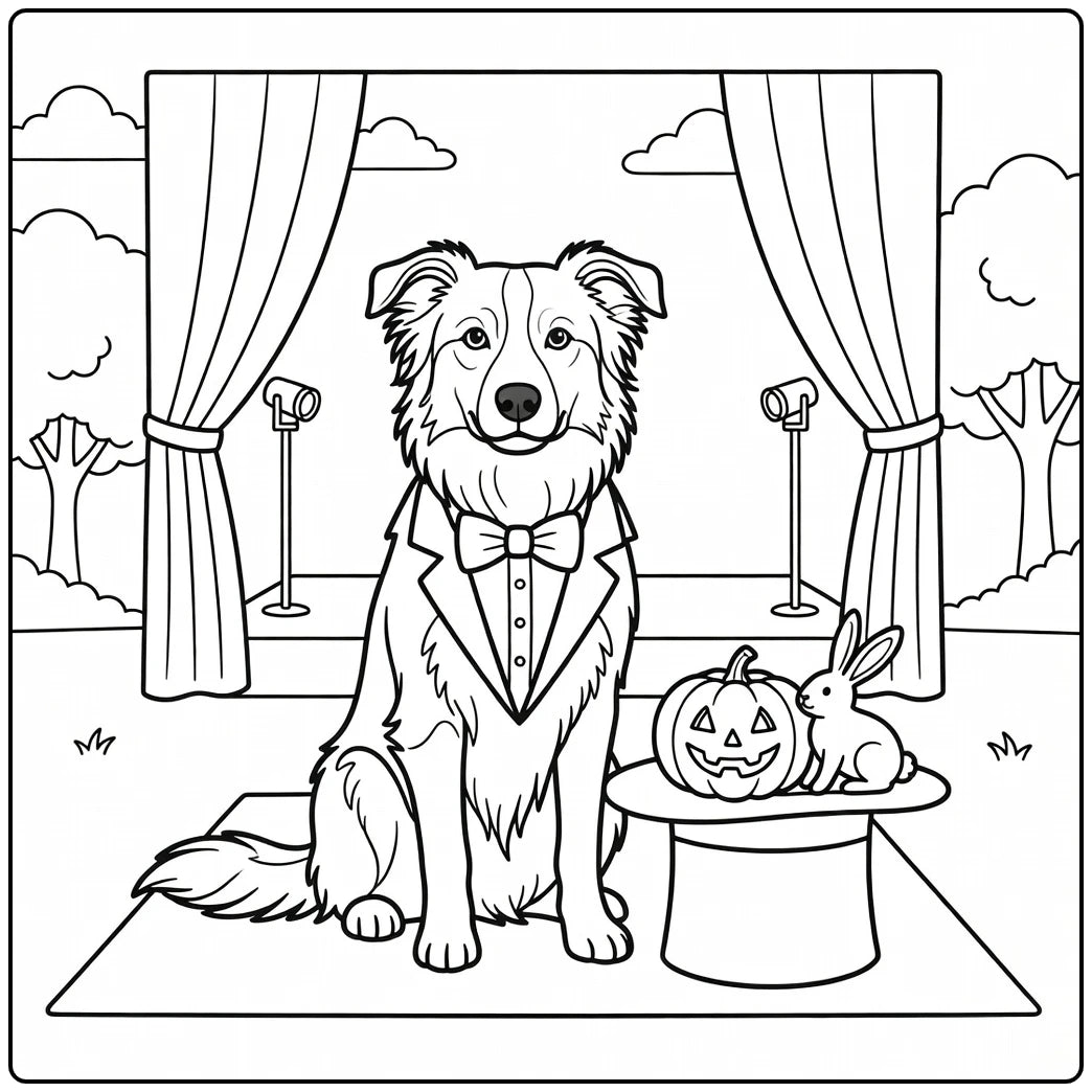 30 Halloween Dogs Coloring Pages: Printable PDFs To Print