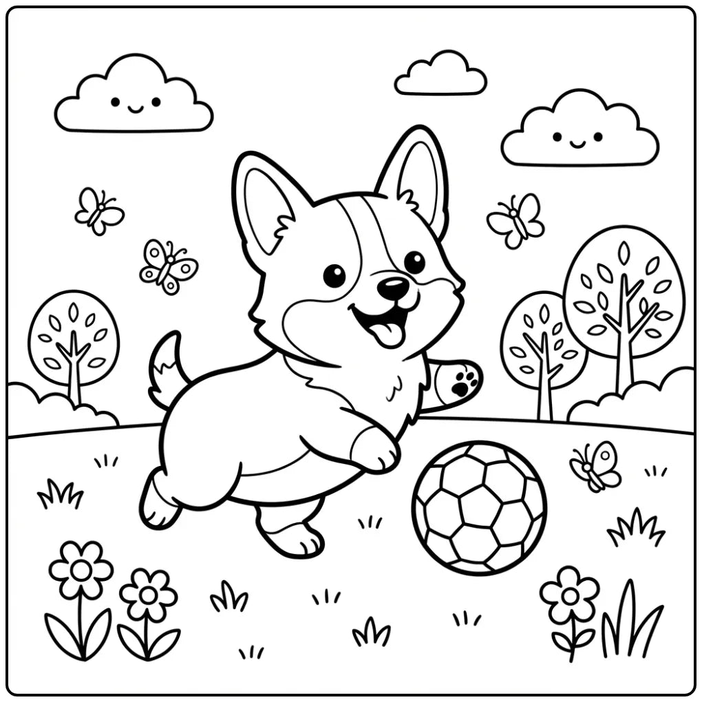 50 Corgi Coloring Pages: Printable PDFs To Print