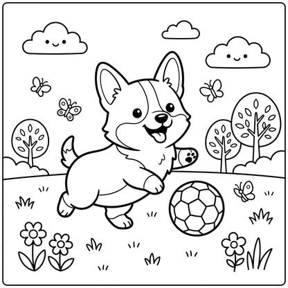 50 Corgi Coloring Pages: Printable PDFs To Print
