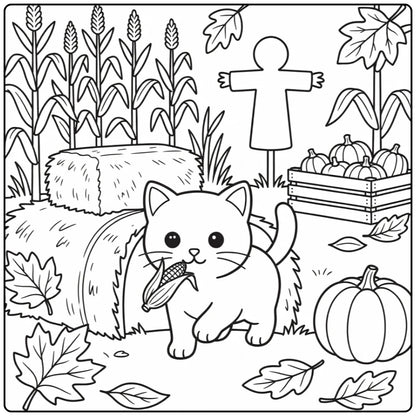 90 Kitten Coloring Pages: Printable PDF Downloads