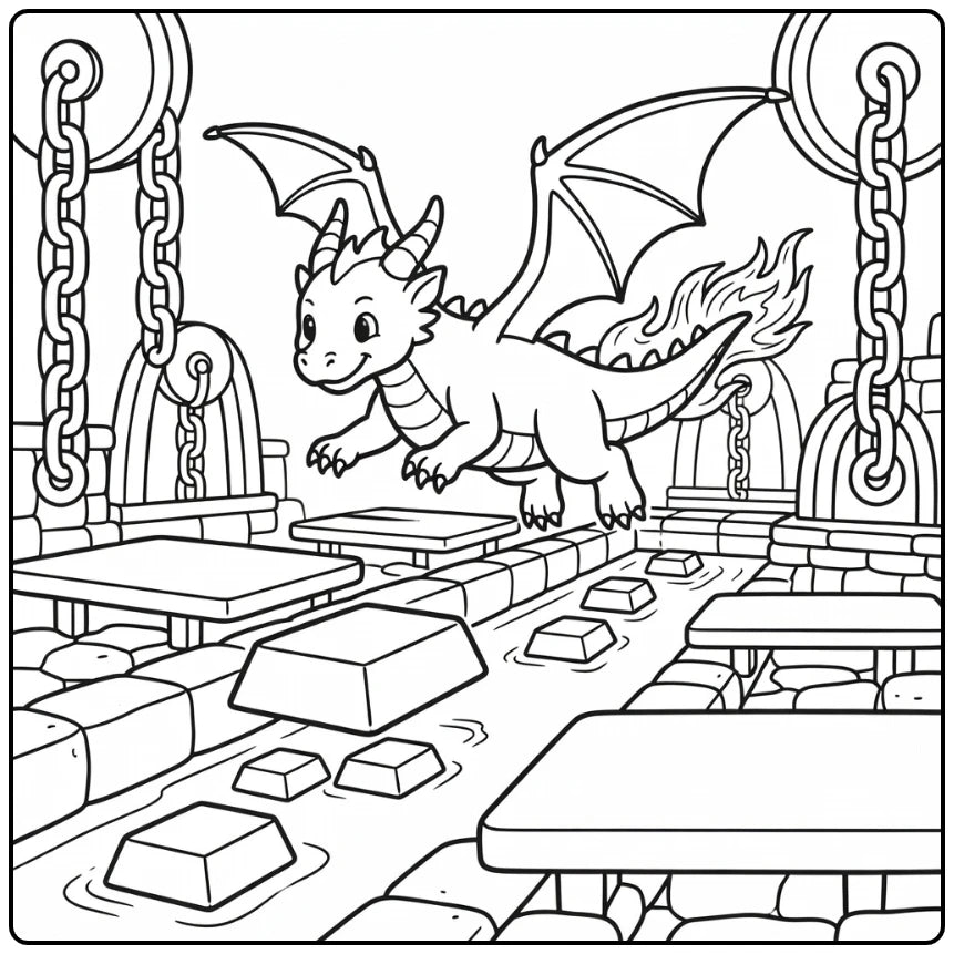 30+ Fire Dragon Coloring Pages