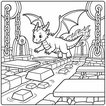30+ Fire Dragon Coloring Pages