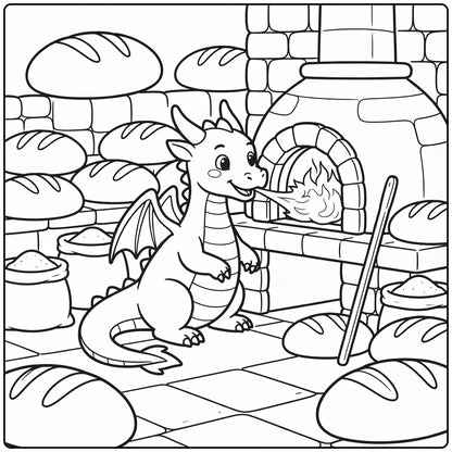 30+ Fire Dragon Coloring Pages