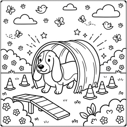 40 Basset Hound Coloring Pages: Printable PDFs To Print