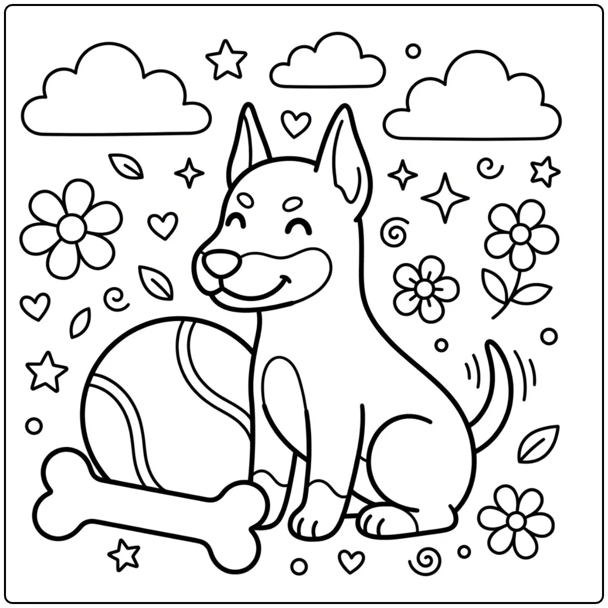 40 Doberman Coloring Pages: Printable PDFs To Print