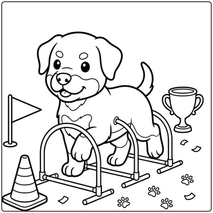 40+ Rottweiler Coloring Pages: Printable PDFs To Print