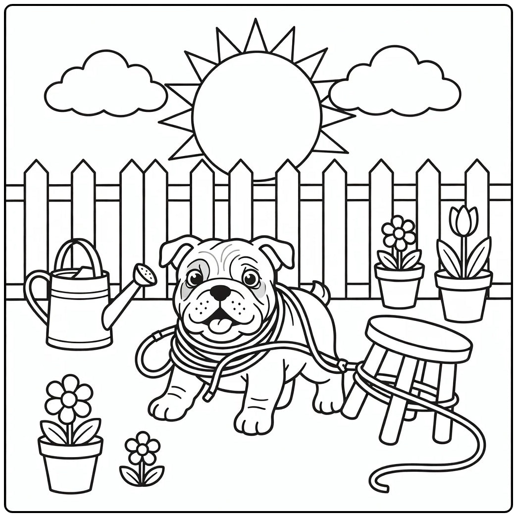 30 English BullDog Coloring Pages: Printable PDFs To Print