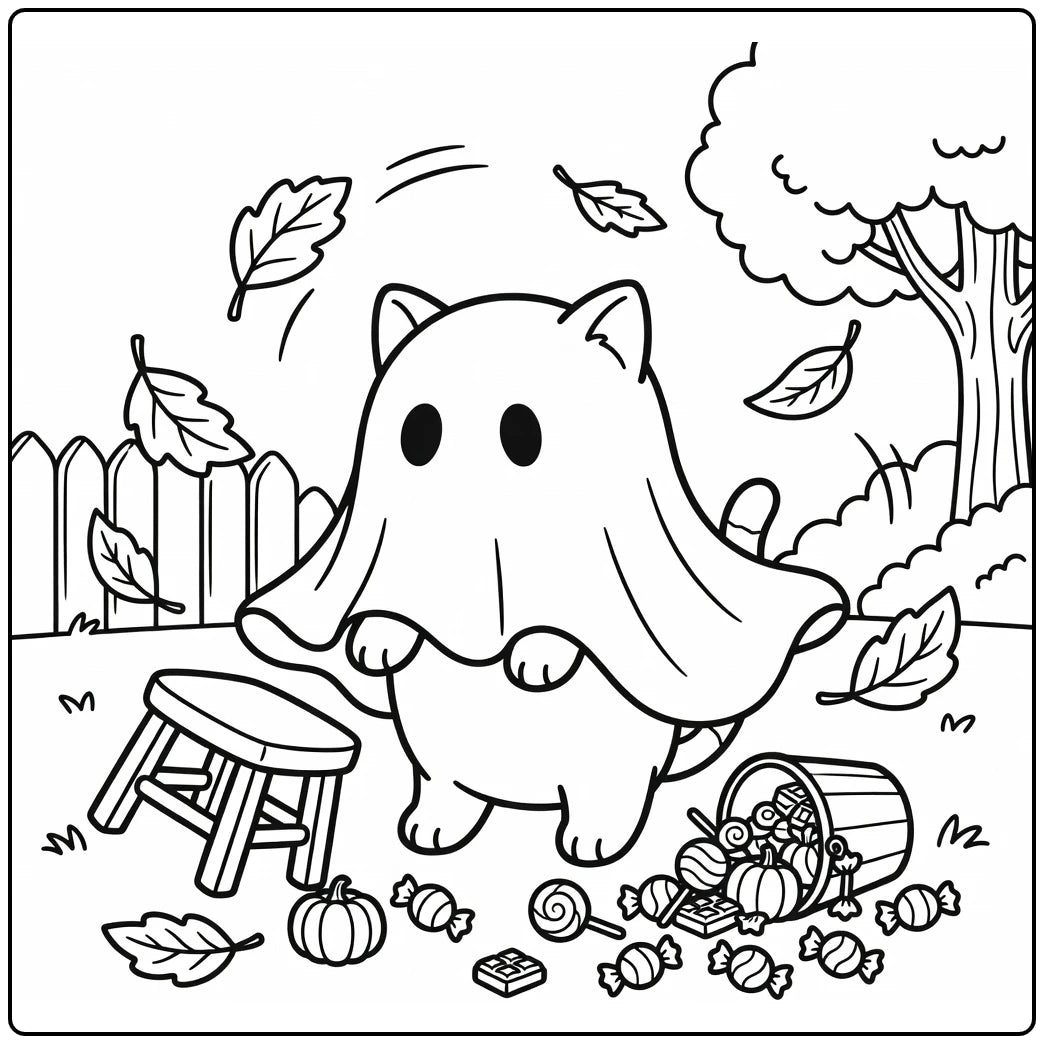 50+ Halloween Cat Coloring Pages: Instant PDF Downloads