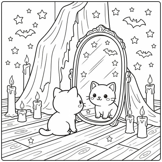 50+ Halloween Cat Coloring Pages: Instant PDF Downloads