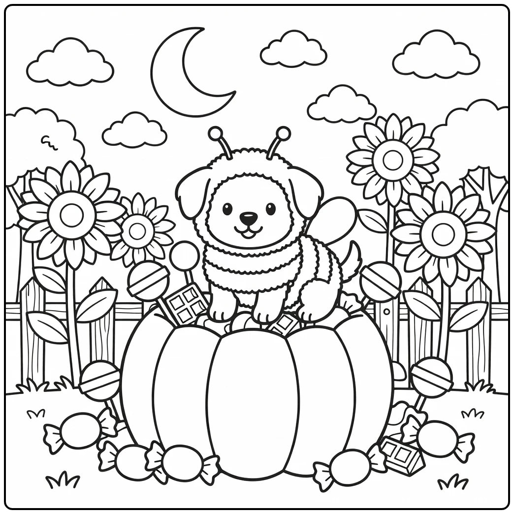 30 Halloween Dogs Coloring Pages: Printable PDFs To Print