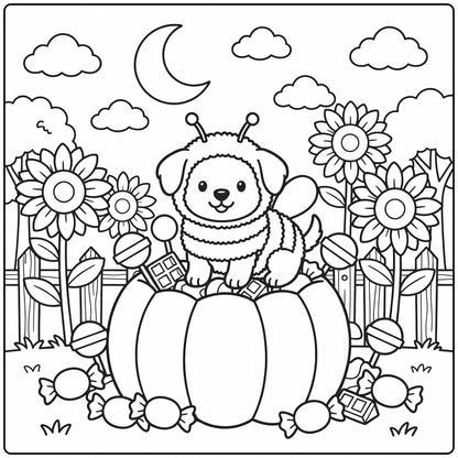 30 Halloween Dogs Coloring Pages: Printable PDFs To Print
