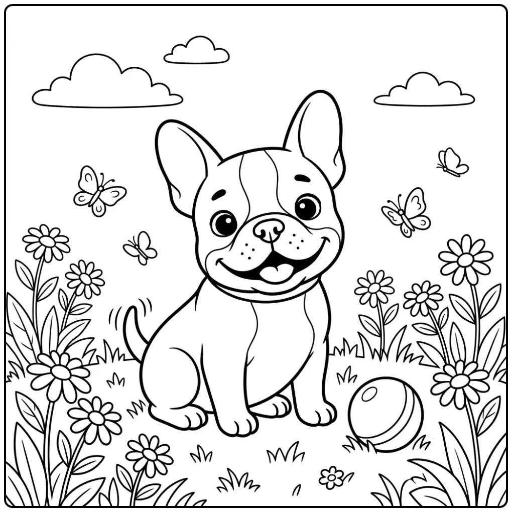40 French Bulldog Coloring Pages: Printable PDFs To Print