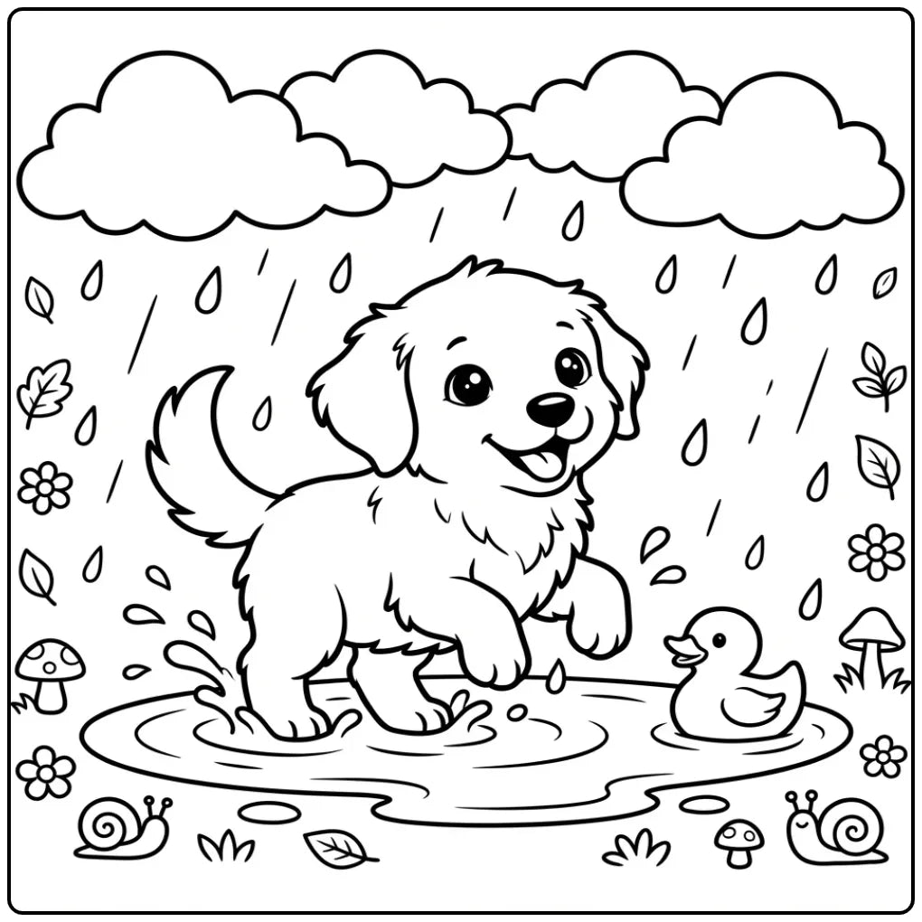 40 Golden Retriever Coloring Pages: Printable PDFs To Print