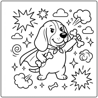 40 Basset Hound Coloring Pages: Printable PDFs To Print