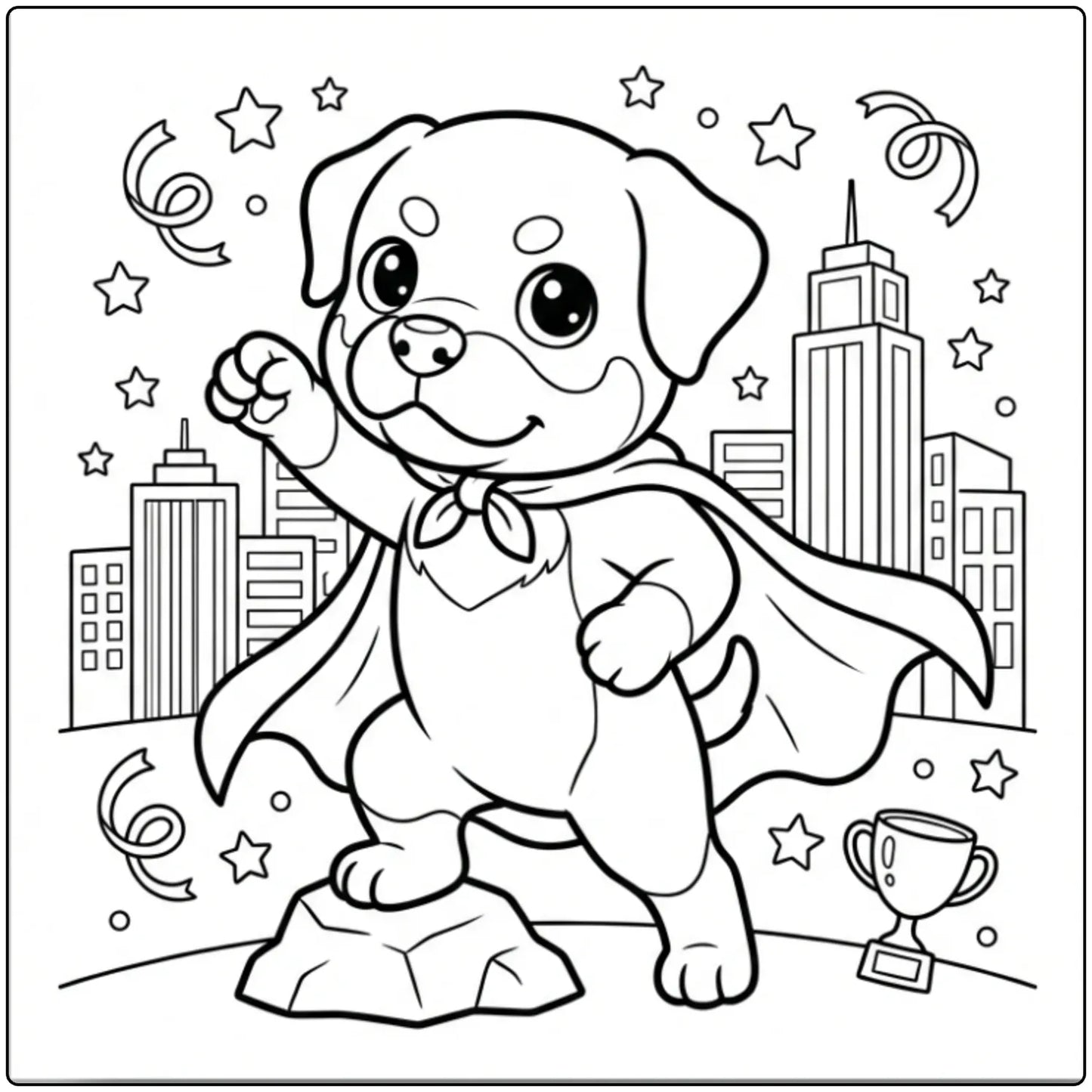 40+ Rottweiler Coloring Pages: Printable PDFs To Print